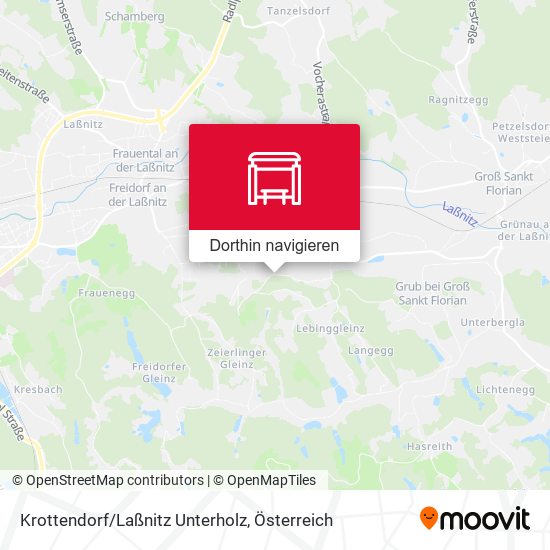 Krottendorf/Laßnitz Unterholz Karte