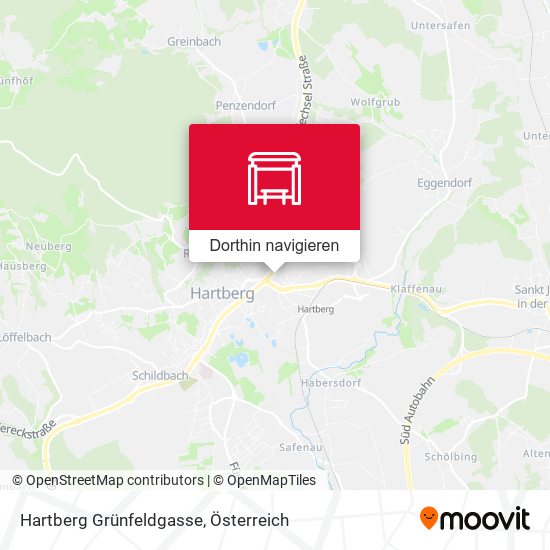 Hartberg Grünfeldgasse Karte