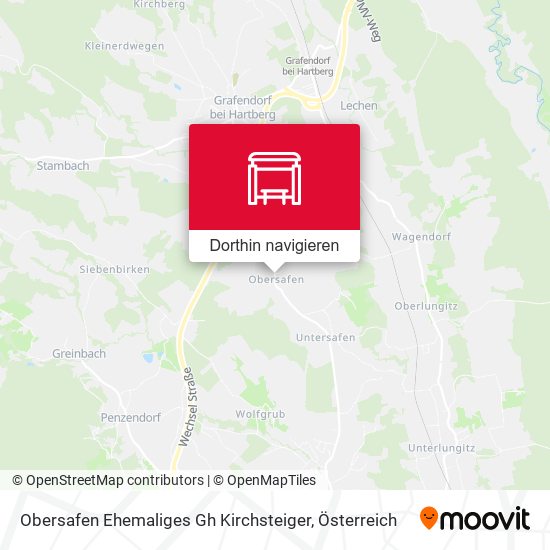 Obersafen Ehemaliges Gh Kirchsteiger Karte