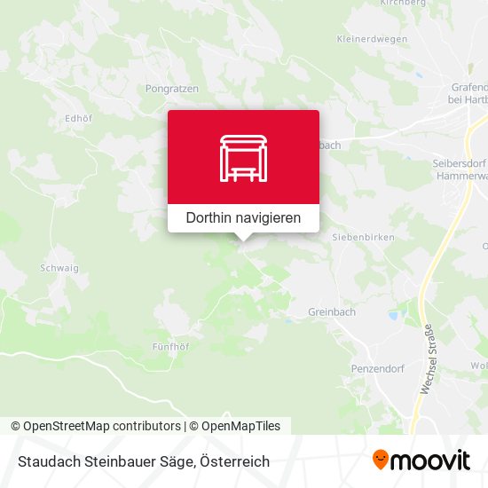 Staudach Steinbauer Säge Karte