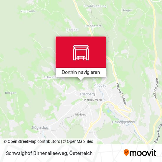 Schwaighof Birnenalleeweg Karte