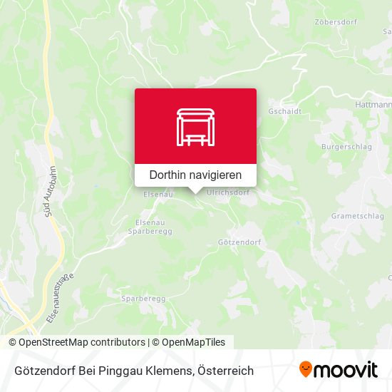 Götzendorf Bei Pinggau Klemens Karte