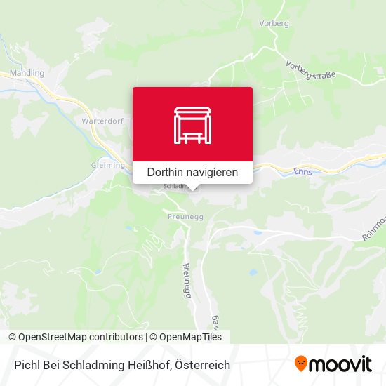 Pichl Bei Schladming Heißhof Karte