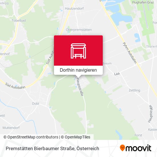Premstätten Bierbaumer Straße Karte