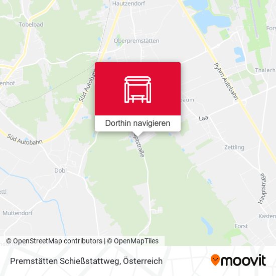Premstätten Schießstattweg Karte