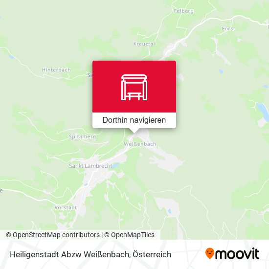 Heiligenstadt Abzw Weißenbach Karte