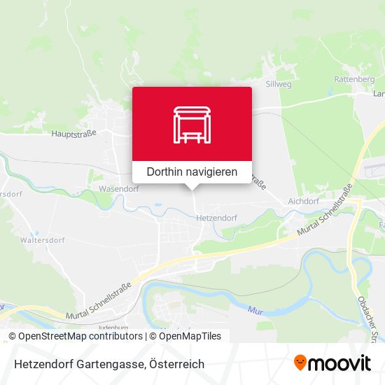 Hetzendorf Gartengasse Karte