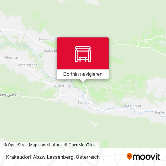 Krakaudorf Abzw Lessenberg Karte