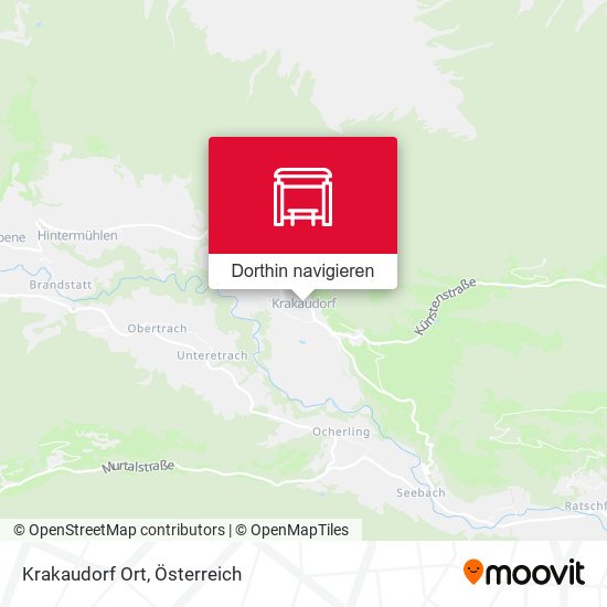 Krakaudorf Ort Karte