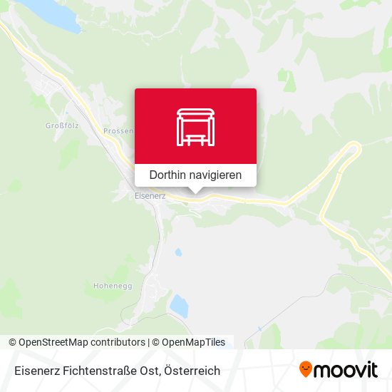 Eisenerz Fichtenstraße Ost Karte