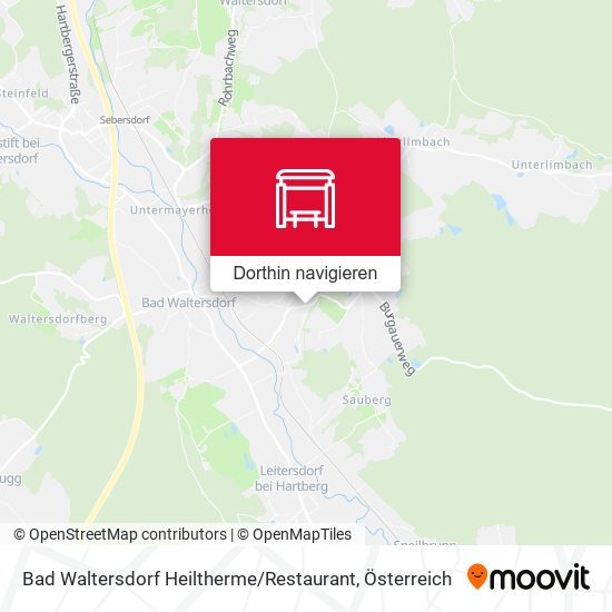 Bad Waltersdorf Heiltherme / Restaurant Karte