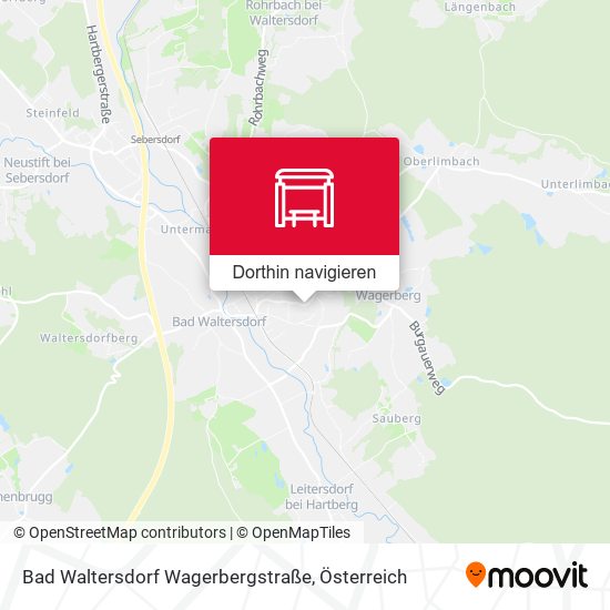 Bad Waltersdorf Wagerbergstraße Karte