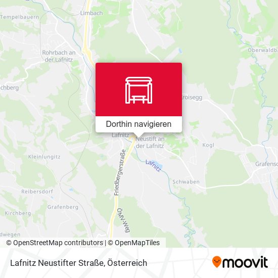 Lafnitz Neustifter Straße Karte