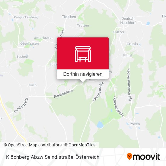 Klöchberg Abzw Seindlstraße Karte
