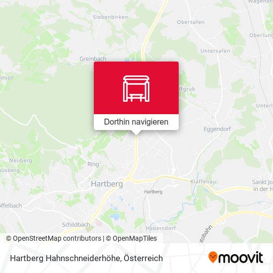 Hartberg Hahnschneiderhöhe Karte
