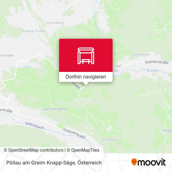 Pöllau am Greim Knapp-Säge Karte