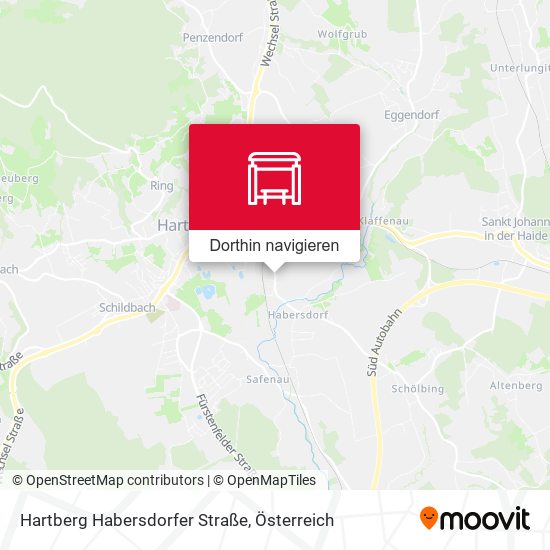 Hartberg Habersdorfer Straße Karte