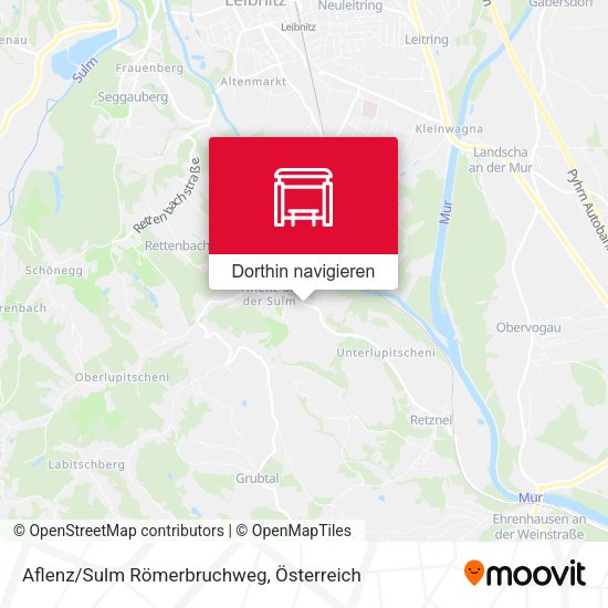 Aflenz/Sulm Römerbruchweg Karte