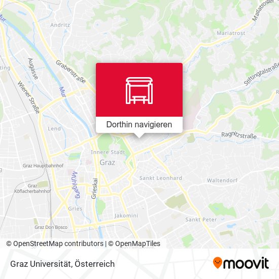 Graz Universität Karte