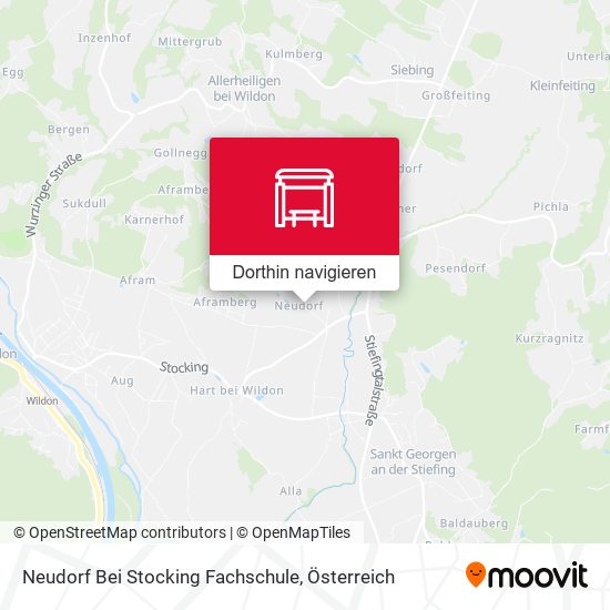 Neudorf Bei Stocking Fachschule Karte
