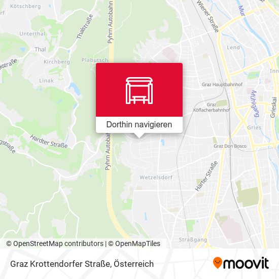 Graz Krottendorfer Straße Karte