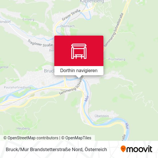 Bruck / Mur Brandstetterstraße Nord Karte