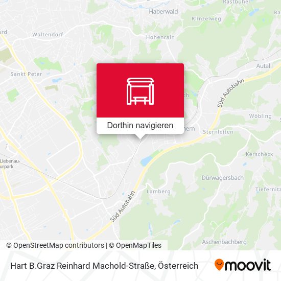 Hart B.Graz Reinhard Machold-Straße Karte
