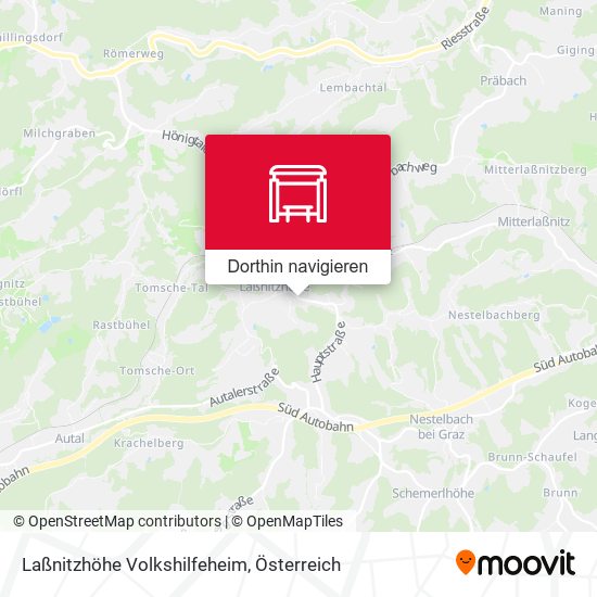 Laßnitzhöhe Volkshilfeheim Karte