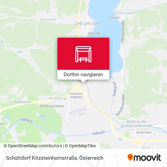 Schüttdorf Kitzsteinhornstraße Karte