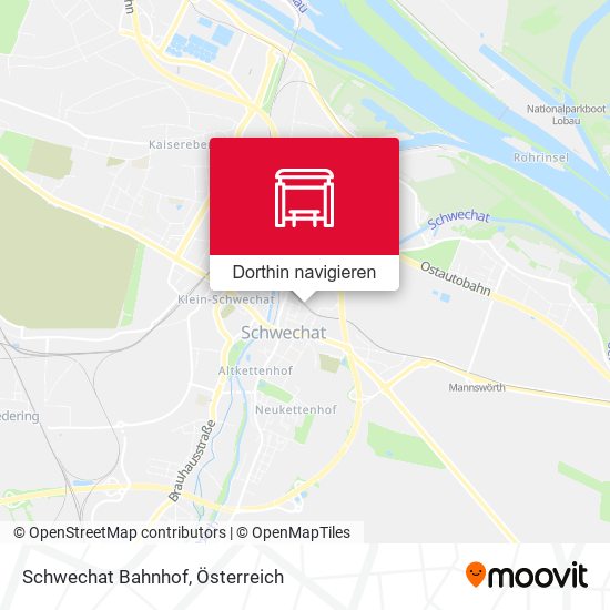 Schwechat Bahnhof Karte