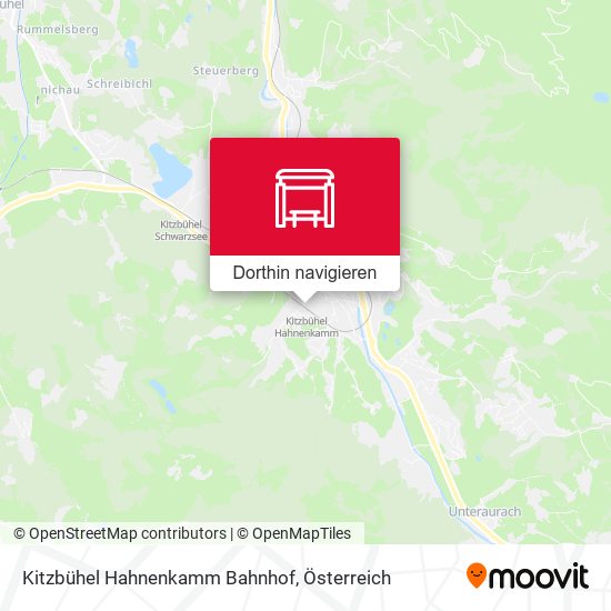 Kitzbühel Hahnenkamm Bahnhof Karte