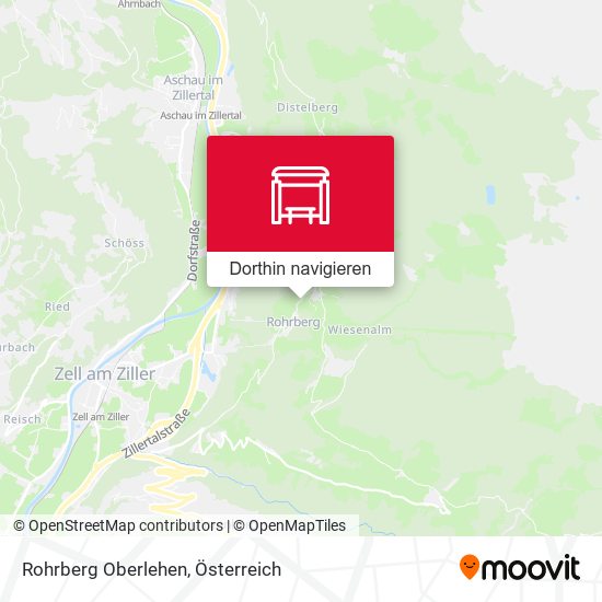 Rohrberg Oberlehen Karte