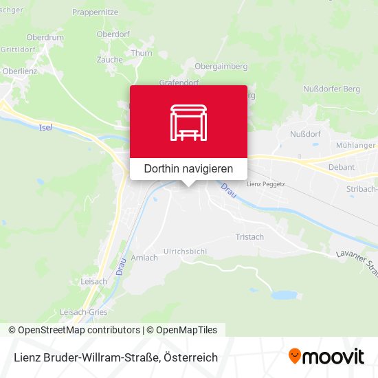 Lienz Bruder-Willram-Straße Karte