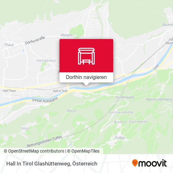 Hall In Tirol Glashüttenweg Karte