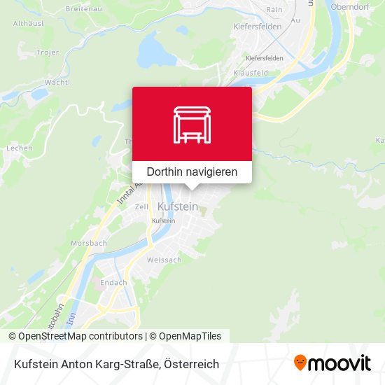 Kufstein Anton Karg-Straße Karte