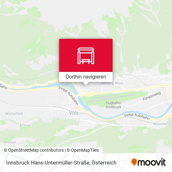 Innsbruck Hans-Untermüller-Straße Karte