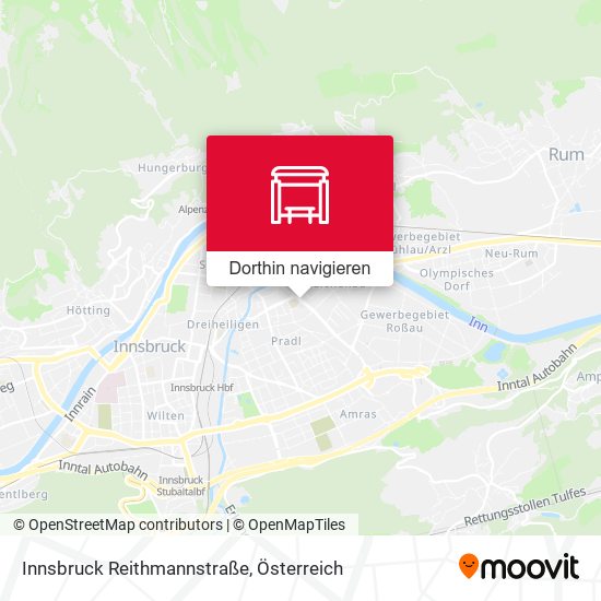 Innsbruck Reithmannstraße Karte