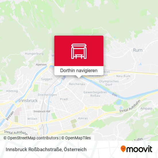 Innsbruck Roßbachstraße Karte