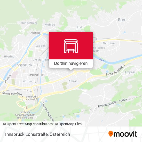 Innsbruck Lönsstraße Karte
