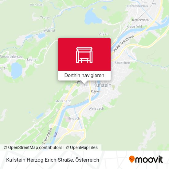 Kufstein Herzog Erich-Straße Karte