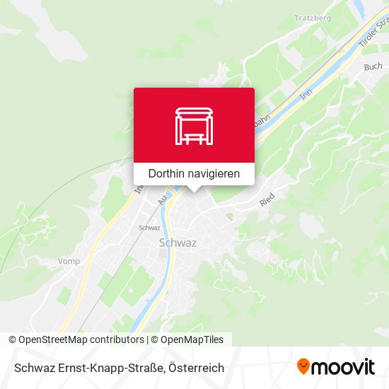 Schwaz Ernst-Knapp-Straße Karte