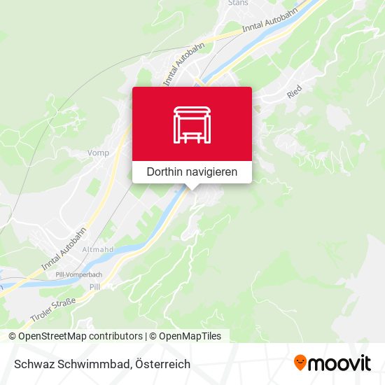 Schwaz Schwimmbad Karte