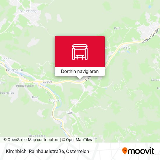 Kirchbichl Rainhäuslstraße Karte