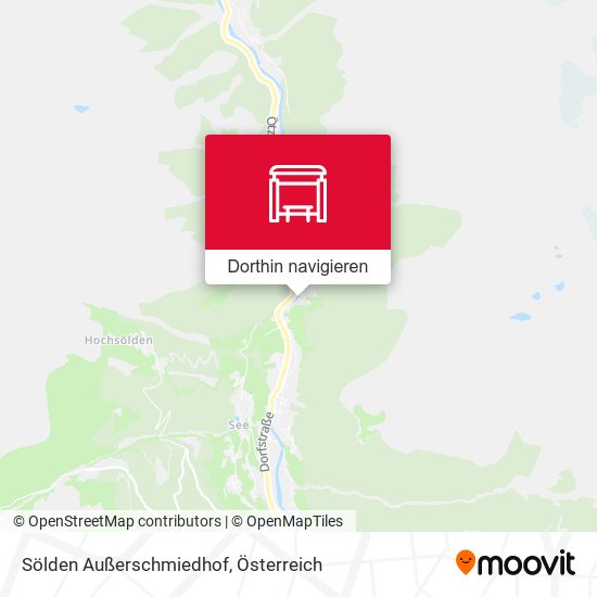 Sölden Außerschmiedhof Karte
