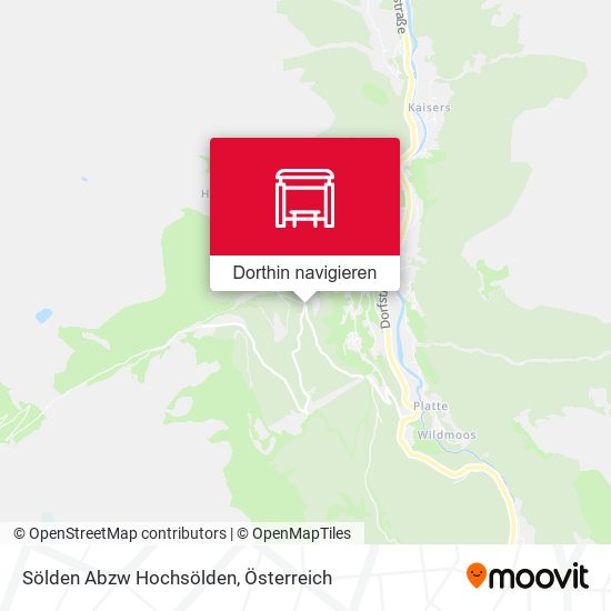 Sölden Abzw Hochsölden Karte