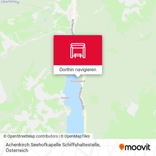 Achenkirch Seehofkapelle Schiffshaltestelle Karte