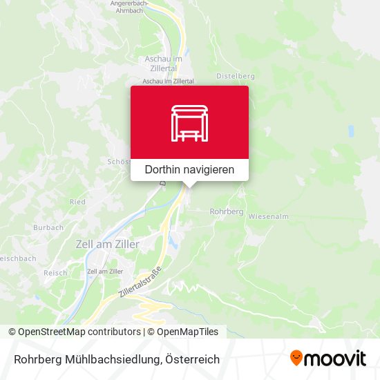 Rohrberg Mühlbachsiedlung Karte