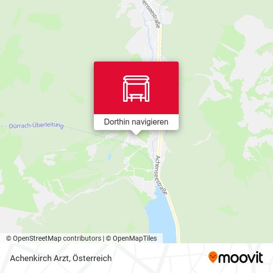 Achenkirch Arzt Karte