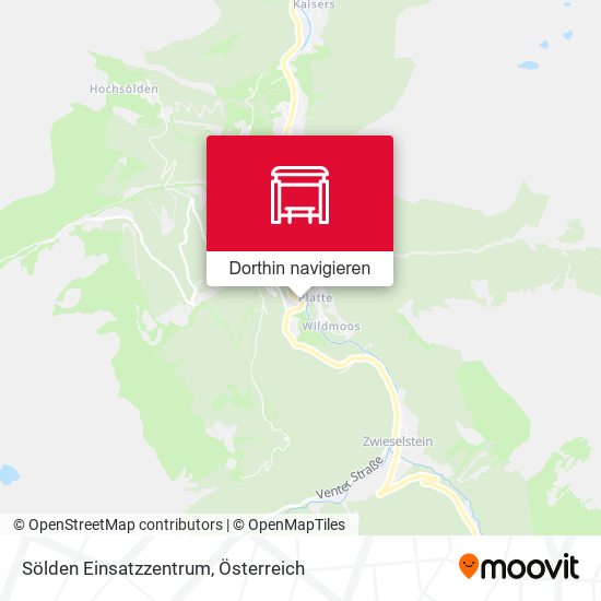 Sölden Einsatzzentrum Karte