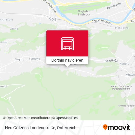 Neu Götzens Landesstraße Karte